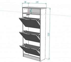 Обувница W10 (Белый) в Сухом Логу - suhoj-log.mebel-e96.ru