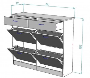 Обувница W25 (Белый) в Сухом Логу - suhoj-log.mebel-e96.ru