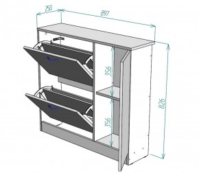 Обувница W31 (Белый) в Сухом Логу - suhoj-log.mebel-e96.ru