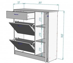 Обувница W35 (Белый) в Сухом Логу - suhoj-log.mebel-e96.ru