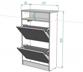 Обувница W5 (Белый) в Сухом Логу - suhoj-log.mebel-e96.ru