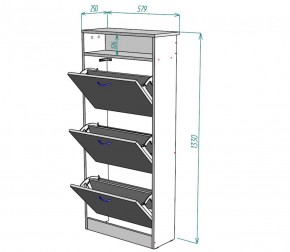 Обувница W9 (Белый) в Сухом Логу - suhoj-log.mebel-e96.ru