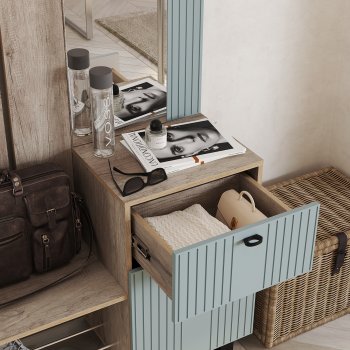Прихожая Олива ПР-04 шарли бриз (БТС) в Сухом Логу - suhoj-log.mebel-e96.ru