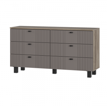 Комод Олива КМ-04 муссон софт (БТС) в Сухом Логу - suhoj-log.mebel-e96.ru