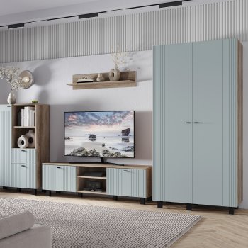 Тумба под ТВ Олива ТБ-09 шарли бриз (БТС) в Сухом Логу - suhoj-log.mebel-e96.ru