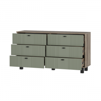 Комод Олива КМ-04 эквалипт софт (БТС) в Сухом Логу - suhoj-log.mebel-e96.ru