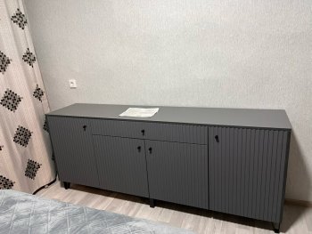 Комод Оливия графит софт (Миф) в Сухом Логу - suhoj-log.mebel-e96.ru