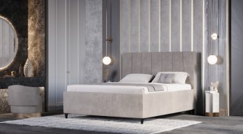 Кровать с ПМ Оливия Бежевый (Лин) в Сухом Логу - suhoj-log.mebel-e96.ru
