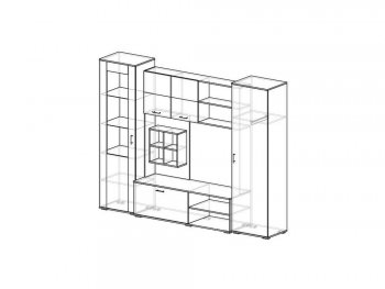 Стенка Оскар ясень шимо (Эра) в Сухом Логу - suhoj-log.mebel-e96.ru