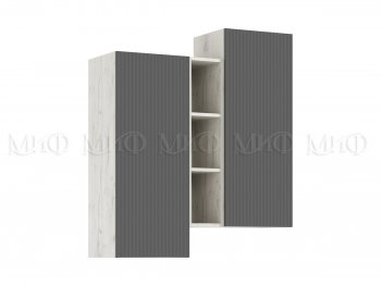 Стенка Оскар крафт белый/графит (Миф) в Сухом Логу - suhoj-log.mebel-e96.ru