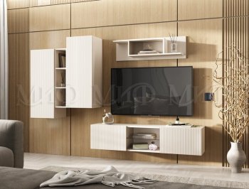 Стенка Оскар кашемир (Миф) в Сухом Логу - suhoj-log.mebel-e96.ru