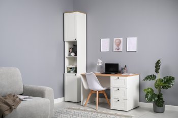 Набор детской мебели Остин белый, модульный (Моби) в Сухом Логу - suhoj-log.mebel-e96.ru