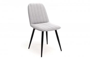 Стул Остин полоса, велюр Ultra Dove (светло-серый), (4шт) (Вудман) в Сухом Логу - suhoj-log.mebel-e96.ru