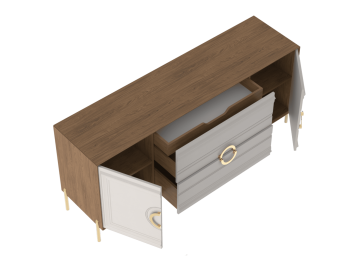 Комод широкий Палермо (СБК) в Сухом Логу - suhoj-log.mebel-e96.ru