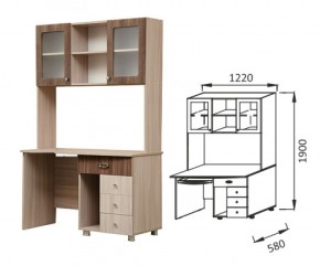 ПМ-1 стол письменный Юниор-6 в Сухом Логу - suhoj-log.mebel-e96.ru | фото