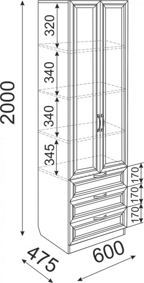 Набор подростковой мебели Остин модульный (Риннер) в Сухом Логу - suhoj-log.mebel-e96.ru