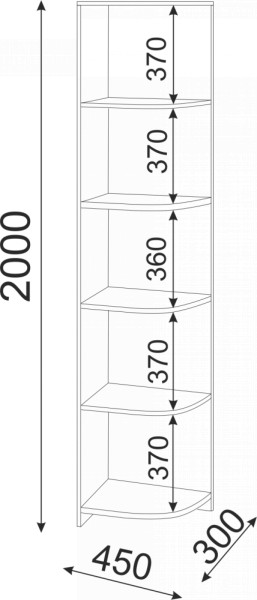 Набор подростковой мебели Остин модульный (Риннер) в Сухом Логу - suhoj-log.mebel-e96.ru