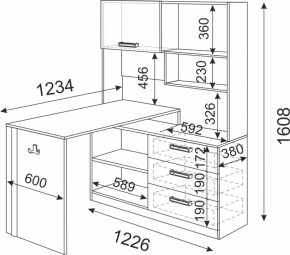 Подростковая мебель Волкер модульная (Риннер) в Сухом Логу - suhoj-log.mebel-e96.ru