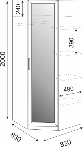 Подростковая мебель Волкер модульная (Риннер) в Сухом Логу - suhoj-log.mebel-e96.ru