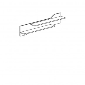 Полка навесная 304 Ронда (Яна) в Сухом Логу - suhoj-log.mebel-e96.ru