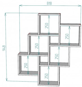 Полка S13 (ДСС) в Сухом Логу - suhoj-log.mebel-e96.ru