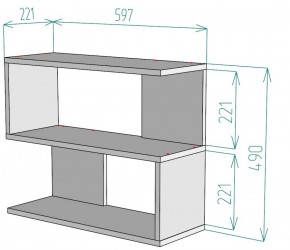 Полка S27 (Белый) в Сухом Логу - suhoj-log.mebel-e96.ru