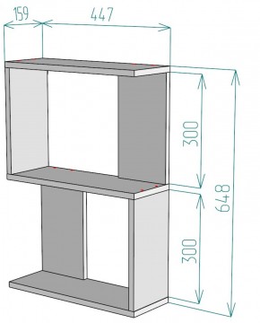 Полка S28 (Белый) в Сухом Логу - suhoj-log.mebel-e96.ru