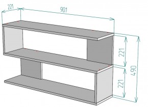 Полка S30 (Белый) в Сухом Логу - suhoj-log.mebel-e96.ru