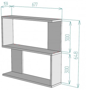 Полка S31 (Белый) в Сухом Логу - suhoj-log.mebel-e96.ru