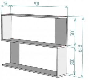 Полка S32 (Белый) в Сухом Логу - suhoj-log.mebel-e96.ru