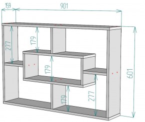 Полка S40 (Белый) в Сухом Логу - suhoj-log.mebel-e96.ru