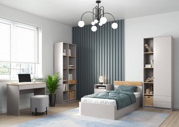 Набор детской мебели Прайм модульный (Олмеко) в Сухом Логу - suhoj-log.mebel-e96.ru