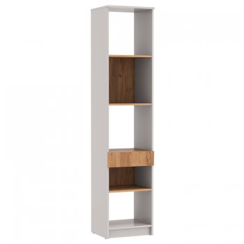Стеллаж 89.21 Прайм (высокий с ящиком) (Олмеко) в Сухом Логу - suhoj-log.mebel-e96.ru