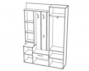 Прихожая Визит (Лин) в Сухом Логу - suhoj-log.mebel-e96.ru