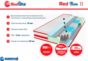 Матрас Red 2 h20 в Сухом Логу - suhoj-log.mebel-e96.ru