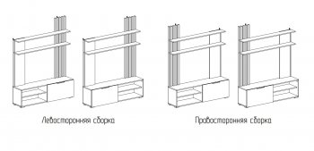 Стенка Роджина крафт/белый гл. (Миф) в Сухом Логу - suhoj-log.mebel-e96.ru