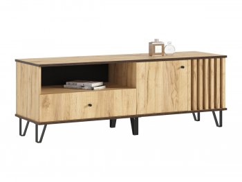 Тумба ТВ (1500) Роджина дуб крафт (Миф) в Сухом Логу - suhoj-log.mebel-e96.ru