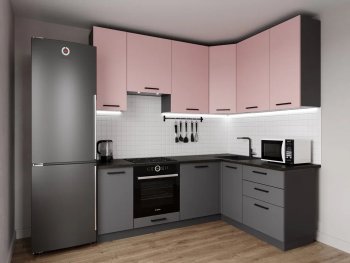 Угловой кухонный гарнитур Роза 2200*1600 мм Sanvut в Сухом Логу - suhoj-log.mebel-e96.ru