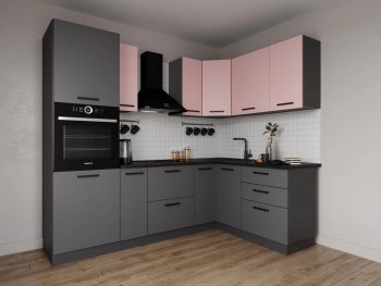 Угловой кухонный гарнитур Роза 2400*1600 мм Sanvut в Сухом Логу - suhoj-log.mebel-e96.ru