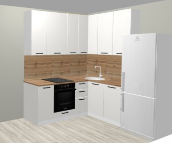 Кухонный гарнитур угловой 2000*1400 мм (Санвут) в Сухом Логу - suhoj-log.mebel-e96.ru