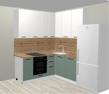 Кухонный гарнитур угловой 2000*1400 мм (Санвут) в Сухом Логу - suhoj-log.mebel-e96.ru