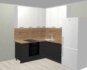 Кухонный гарнитур угловой 2000*1400 мм (Санвут) в Сухом Логу - suhoj-log.mebel-e96.ru