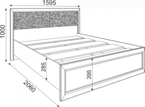 Кровать Саванна М04 1400 мм (Риннер) в Сухом Логу - suhoj-log.mebel-e96.ru