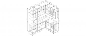 Кухонный гарнитур угловой Лада 2200*1700 мм (Санвут) в Сухом Логу - suhoj-log.mebel-e96.ru