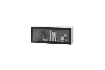 Шкаф горизонтальный с 1 стеклянной дверкой (900) Шарлиз (Можга) в Сухом Логу - suhoj-log.mebel-e96.ru