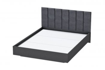 Кровать Шарм (арт.031М1) настил, Антрацит (Диал) в Сухом Логу - suhoj-log.mebel-e96.ru