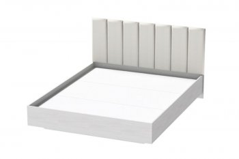 Кровать Шарм (арт.031), настил, экокожа Sontex Milk (Диал) в Сухом Логу - suhoj-log.mebel-e96.ru