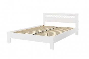 Кровать из массива Шейла белый античный (БМ) в Сухом Логу - suhoj-log.mebel-e96.ru