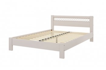 Кровать из массива Шейла льняной (БМ) в Сухом Логу - suhoj-log.mebel-e96.ru