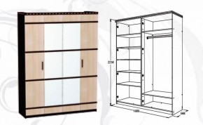 Шкаф 1680 мм 4-х дверный Ольга-13 в Сухом Логу - suhoj-log.mebel-e96.ru